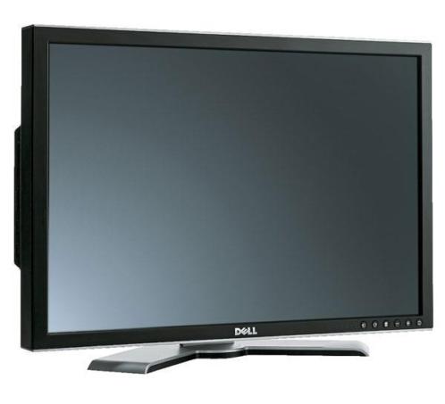 Dell Ultrasharp 2407WFP zilver front 24inch