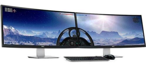 Dell Ultrasharp U3415W ultrawide monitoren 2 stuks