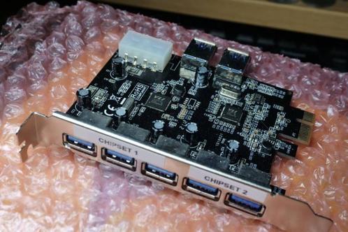 Delock 89355 PCIe 7x USB3 uitbreidingskaart.
