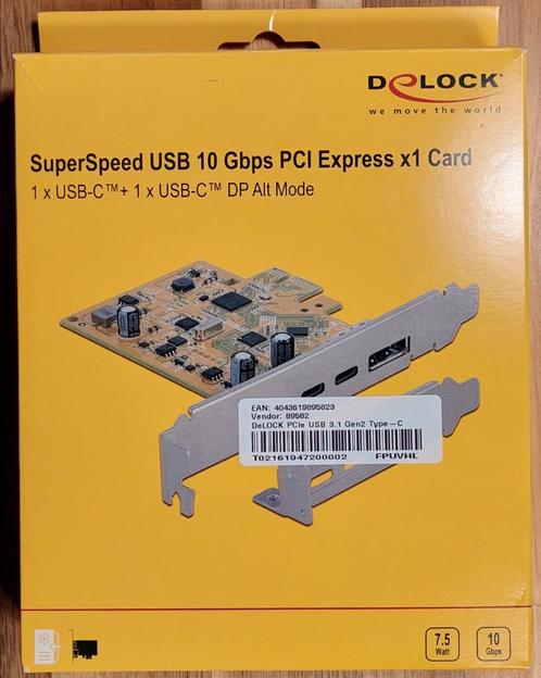 Delock PCI Express Card USB 3.1 Gen2 Type-C (DP Alt Mode)