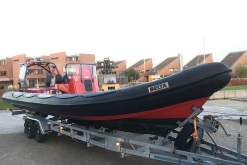 Delta 805 X Range RIB v.v Yanmar 315 PK diesel amp tandemasser