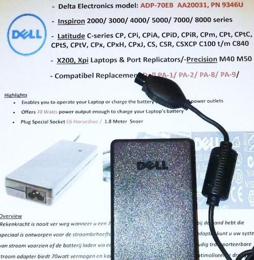 Delta ADP70-EB 20V 3.5A 70W Adapter Lader oplader Dell PA-6