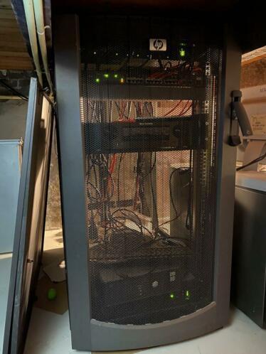Demonteerbaar 22U 19 inch HP rack  server kast