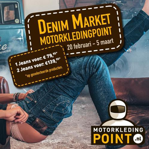 Denim market Motorjeans uitverkoop 20 feb - 5 maart