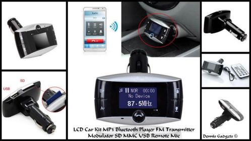 Dennis Gadgets Luxe Bluetooth LCD Car Kit