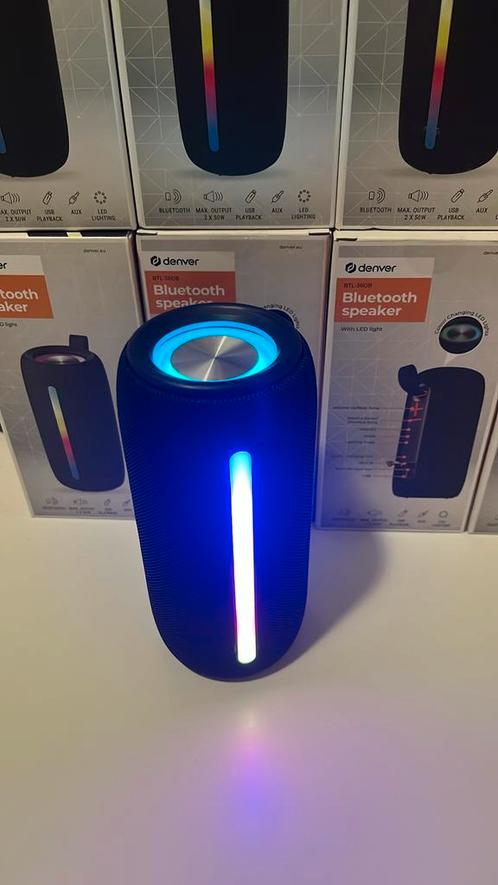 Denver Bluetooth speaker with led light. ( allemaal nieuw)