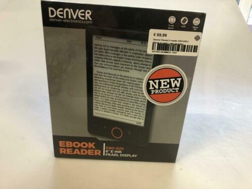 Denver Ebook E-reader EBO-620  Nieuw in seal