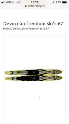 Devocean freedom waterskies 67 lengte 1,70