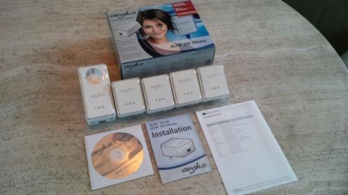 Devolo dLAN 200 AV Netwerkset - 5 Adaptors