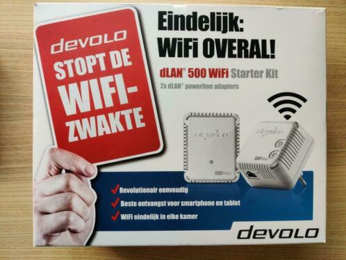 Devolo Wifi range extender 500mbps powerline adapters