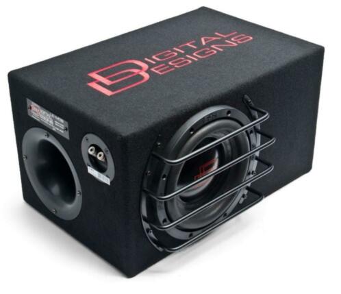 Digital Designs LE-M10. 10 inch bassreflex subwooferkist