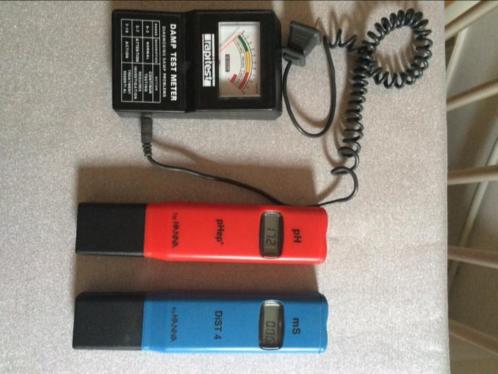 Digitale meters ph en vocht