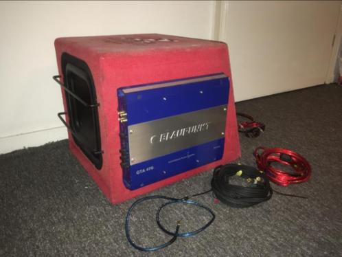 Dikke Subwoofer amp versterker incl alle kabels