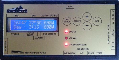 Dimlux Maxi Controller EVO 1.1  Alle sensoren