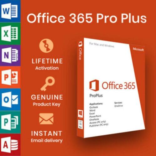 DIRECT GELEVERD Microsoft Office 365 Professional