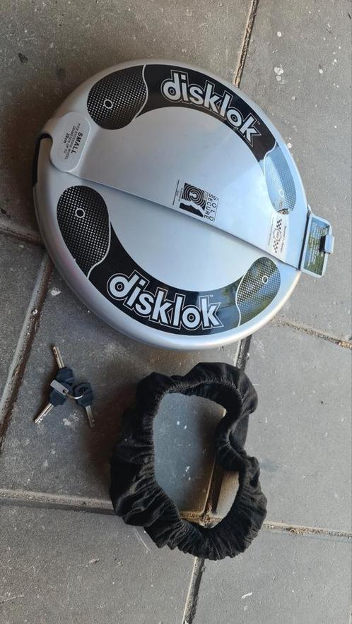 Disklok 39cm met beschermhoes Disclock stuurslot