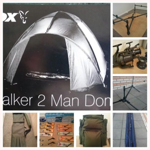 Div karpermaterialen Fox Gardner Nash Solar JRC Spro Trakker