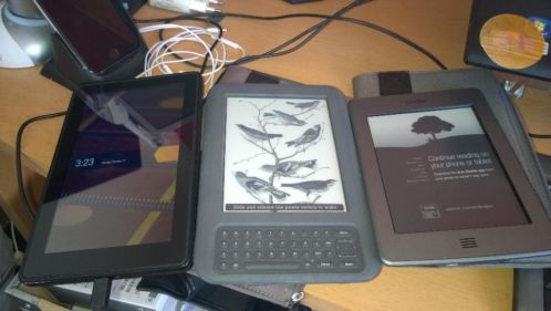Diverse Kindle devices met 3G