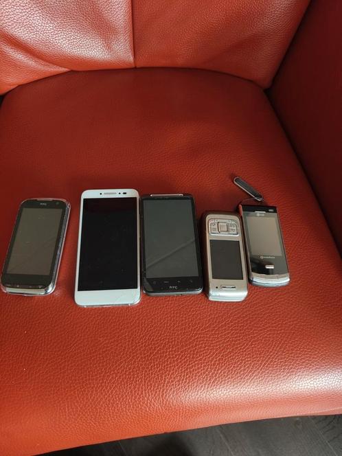 Diverse mobieltjes, Htc, LG, Nokia en Alcatel
