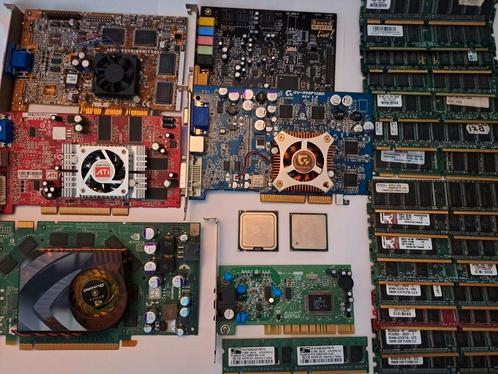 Diverse onderdelen. GPU, DDR DDR2, Audio, CPU Core2Duo, etc