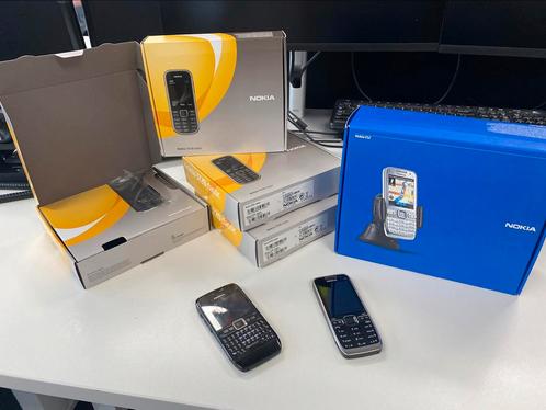 Diverse oude Nokia telefoons