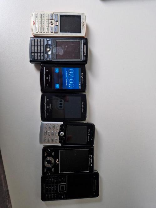 Diverse Sony Ericsson mobiele telefoons