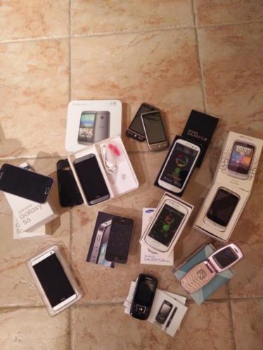 Diverse telefoons, nieuw amp gebruikt