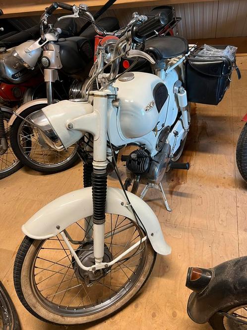 DKW politie motor 65 cc met motor kenteken