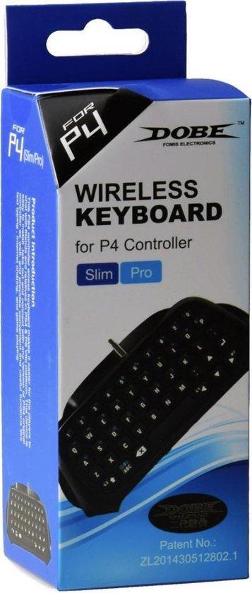 Dobe PS4 Keyboard  Bluetooth Toetsenbord voor Playstation 4