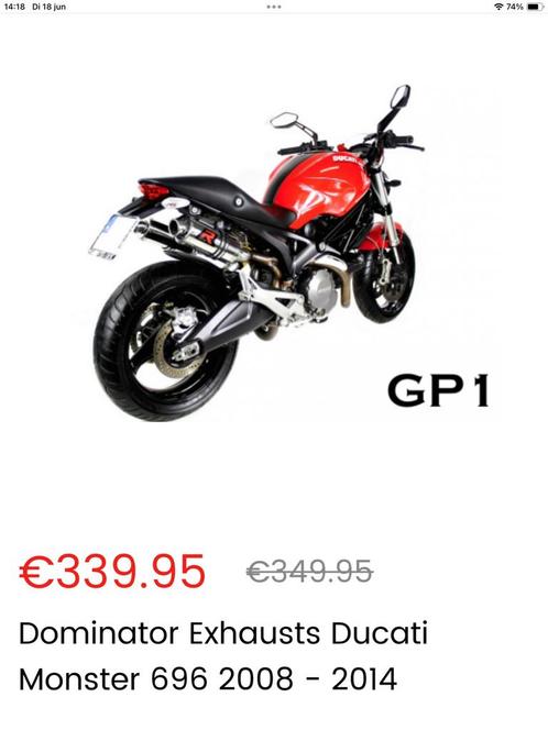 Dominator Sport uitlaten