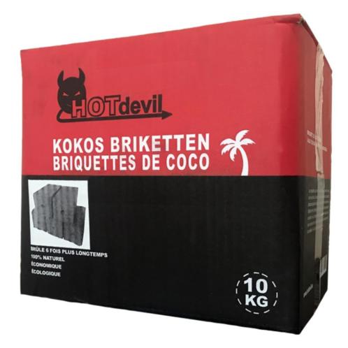 Doos Kokos Briketten Restaurant AAA Staafvormig (10Kg)