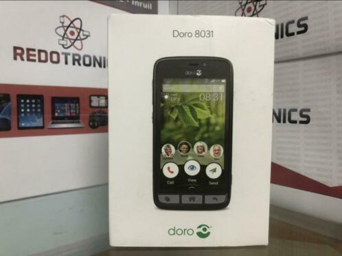 Doro 8031 smartphone voor senioren - Zwart - NIEUW