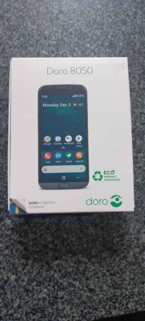 Doro 8050 Black smartphone 4G