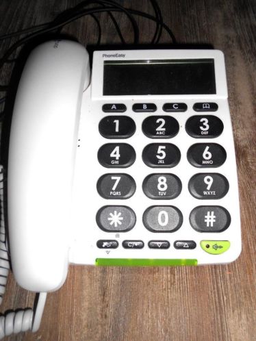 DORO EASYPHONE 312cs analoge telefoon grote toetsen wit