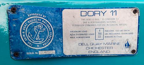 DORY polyester platbodem met bbm en trailer