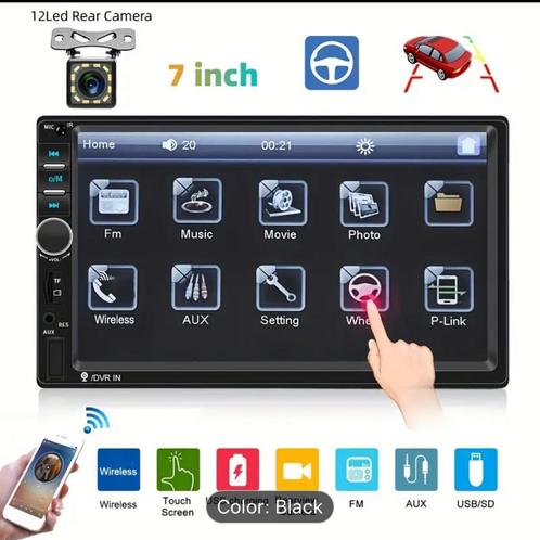 Double 2DIN 7Car MP5 Player Touch Screen Stereo Radio USB