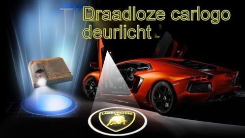 Draadloze carlogo deurlicht voor Ford.