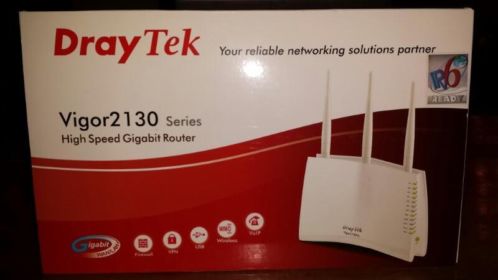 Draytek Vigor 2130n gigabit router met wifi