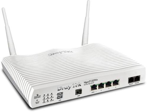 Draytek Vigor 2132FVn Glasvezel Gigabit router