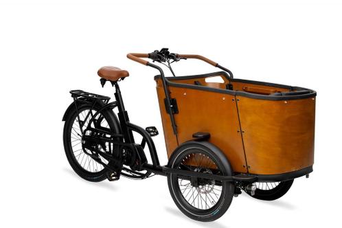 Driewiel E-bakfiets middenmotor