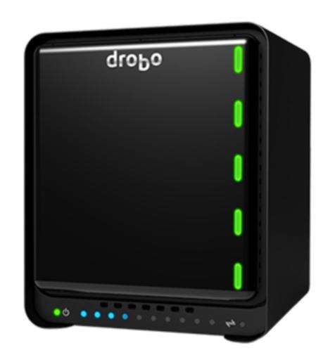 Drobo 5N2 van 2018 met mSata drive en 5 2TB HDD drives