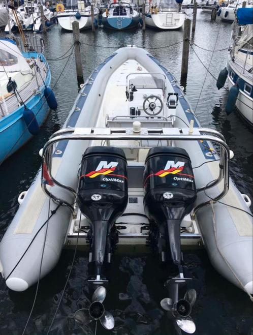 Dromor 8.20 sport rib met 500pk 2T optimax racing rubberboot