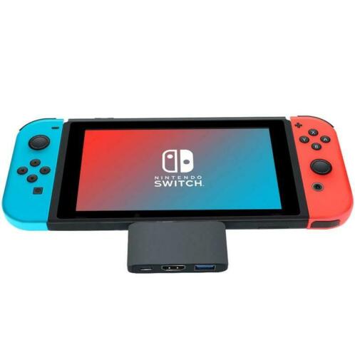 DrPhone SWITCHX - Nintendo Switch 4K HDMI Adapter - USB-C na