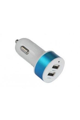 Dual 2 Port USB Auto Charger Universeel Blauw