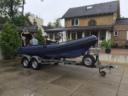 Duarry Brio 520 Rib met Yamaha 115pk amp Trailer Ex KLPD 