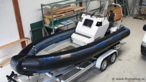 Duarry RIB rubberboot 7,5 mtr 120 pk Turbo diesel in veiling