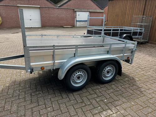 Dubbelasser 260x136 alu 750kg