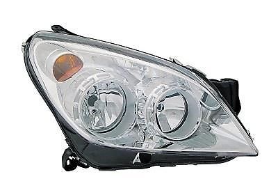 DUBBELE KOPLAMP VOOR R. 207 -XENON(Chrome) OPEL ASTRA H, A