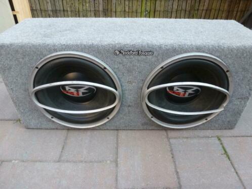 Dubbele Rockford Fosgate Subwoofer