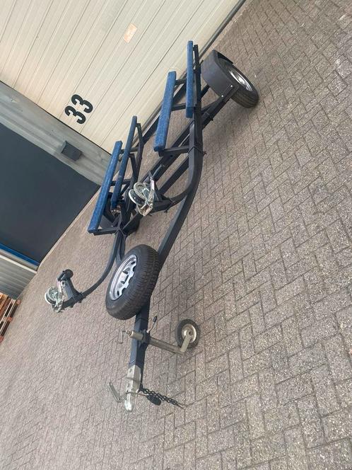 Dubbele waterscooter trailer